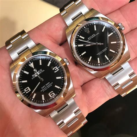 rolex op 36 vs explorer|rolex oyster perpetual 39 review.